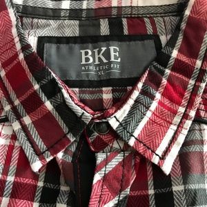 BKE Mens long sleeve button down